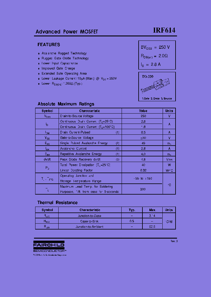 IRF614J69Z_7685612.PDF Datasheet