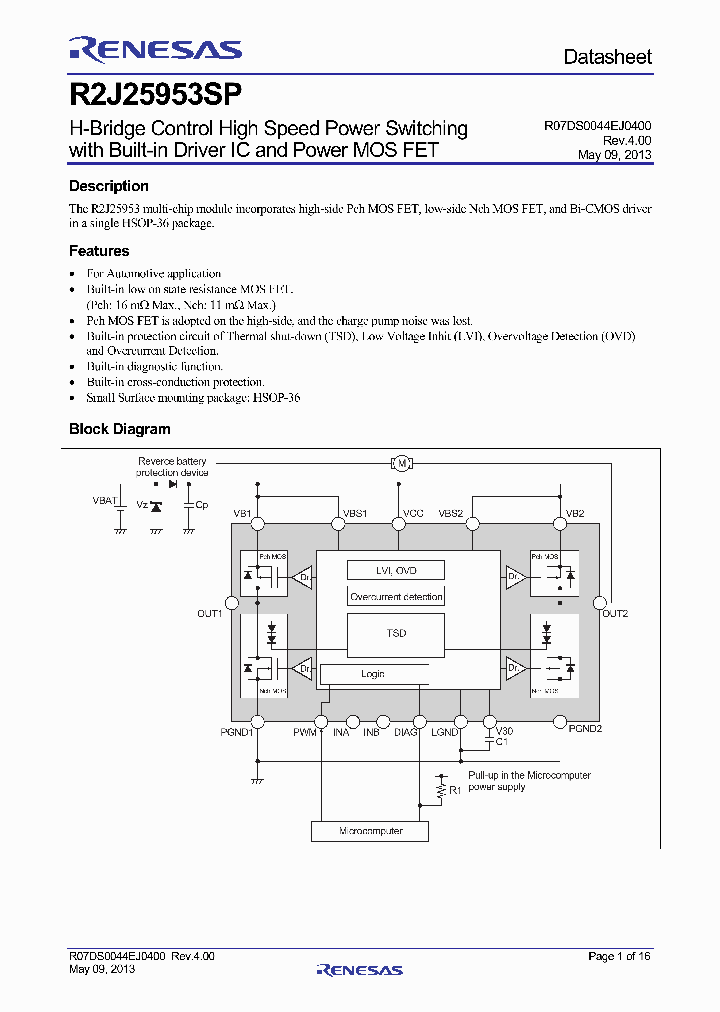 R2J25953SP_7723127.PDF Datasheet