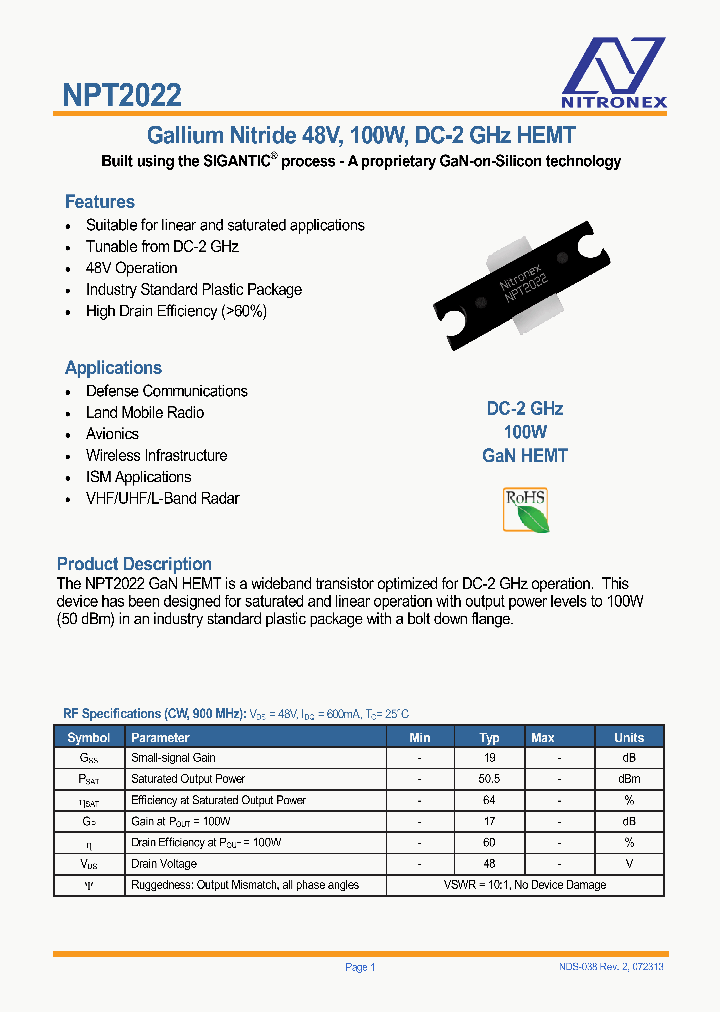 NPT2022_7726721.PDF Datasheet