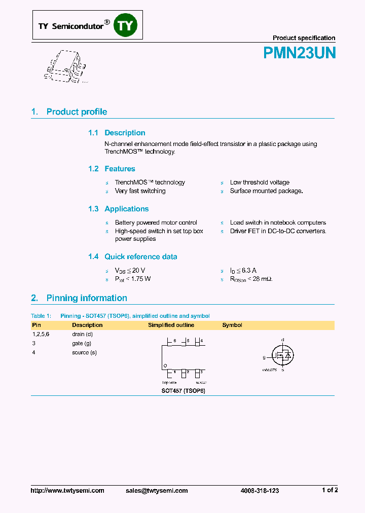 PMN23UN_7753589.PDF Datasheet