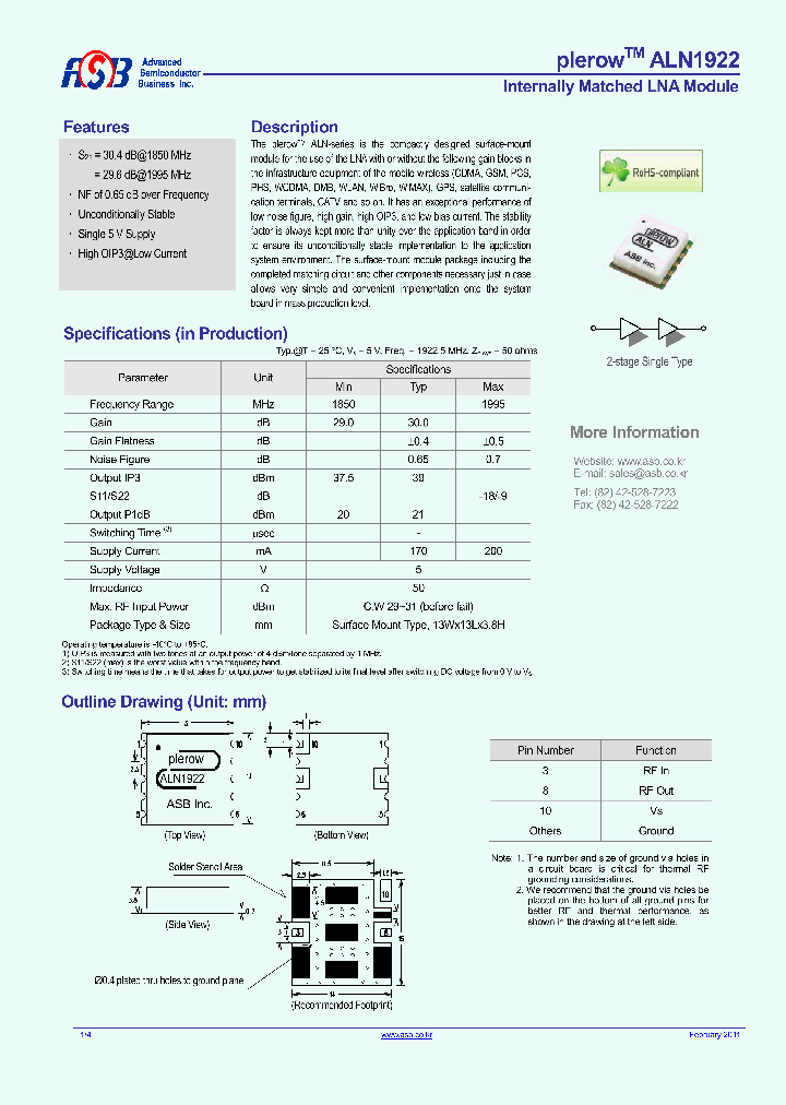 ALN1922_7856630.PDF Datasheet