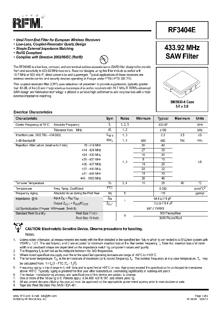 RF3404E_7864124.PDF Datasheet