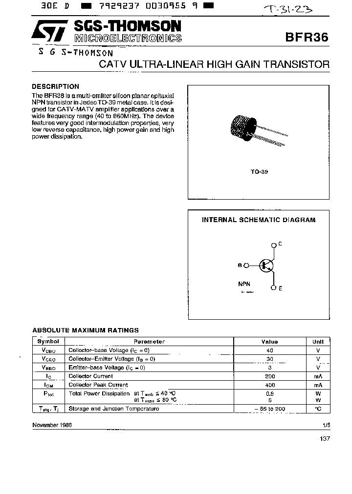 BFR36_7926226.PDF Datasheet