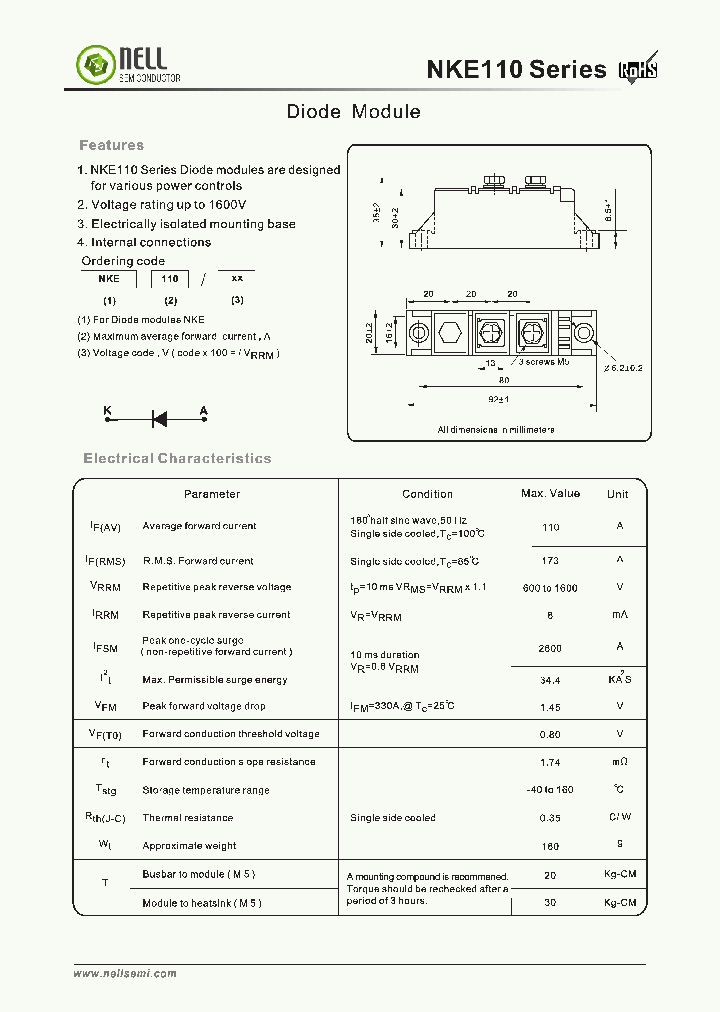 NKE110_8066677.PDF Datasheet