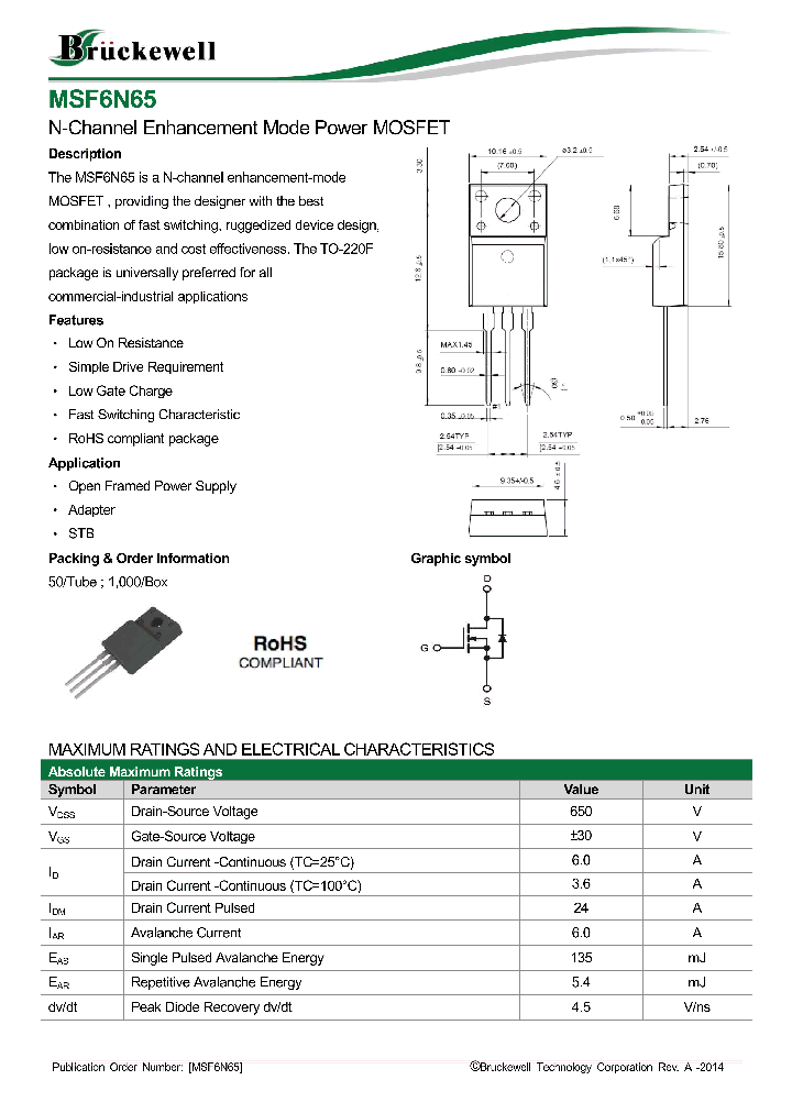 MSF6N65_8083887.PDF Datasheet