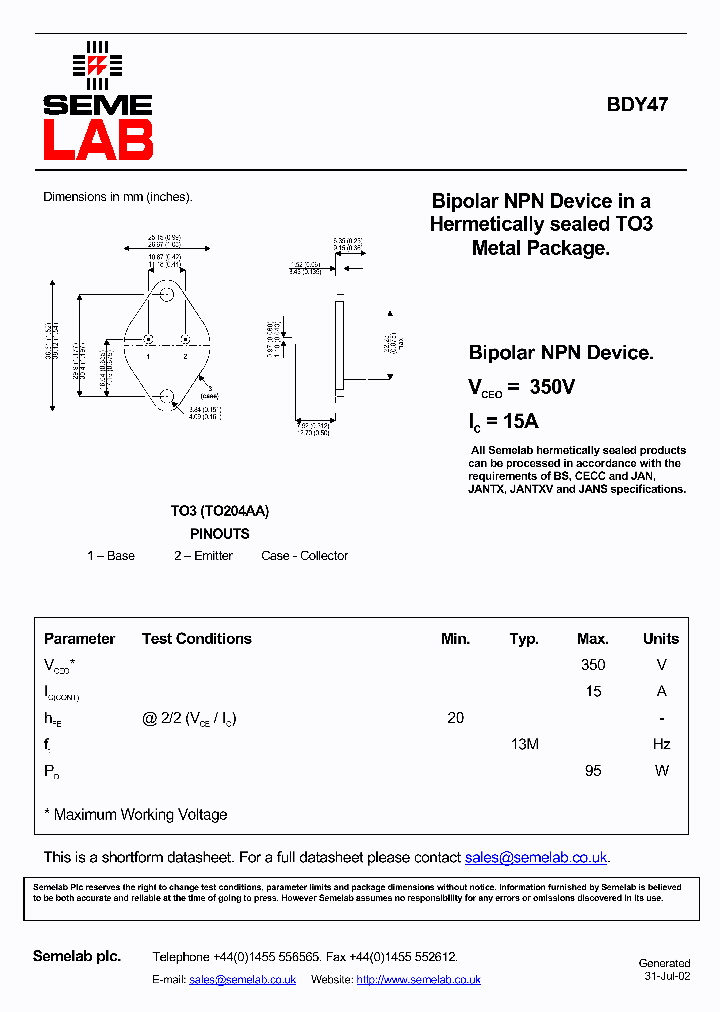 SF-BDY47_8151472.PDF Datasheet