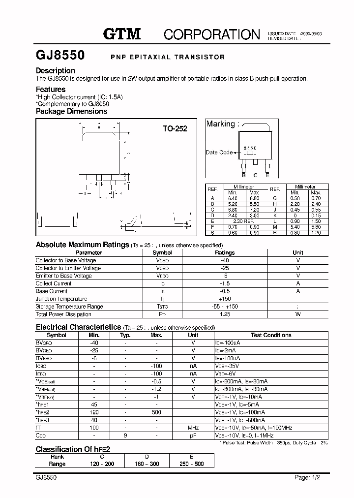 GJ8550_8184405.PDF Datasheet