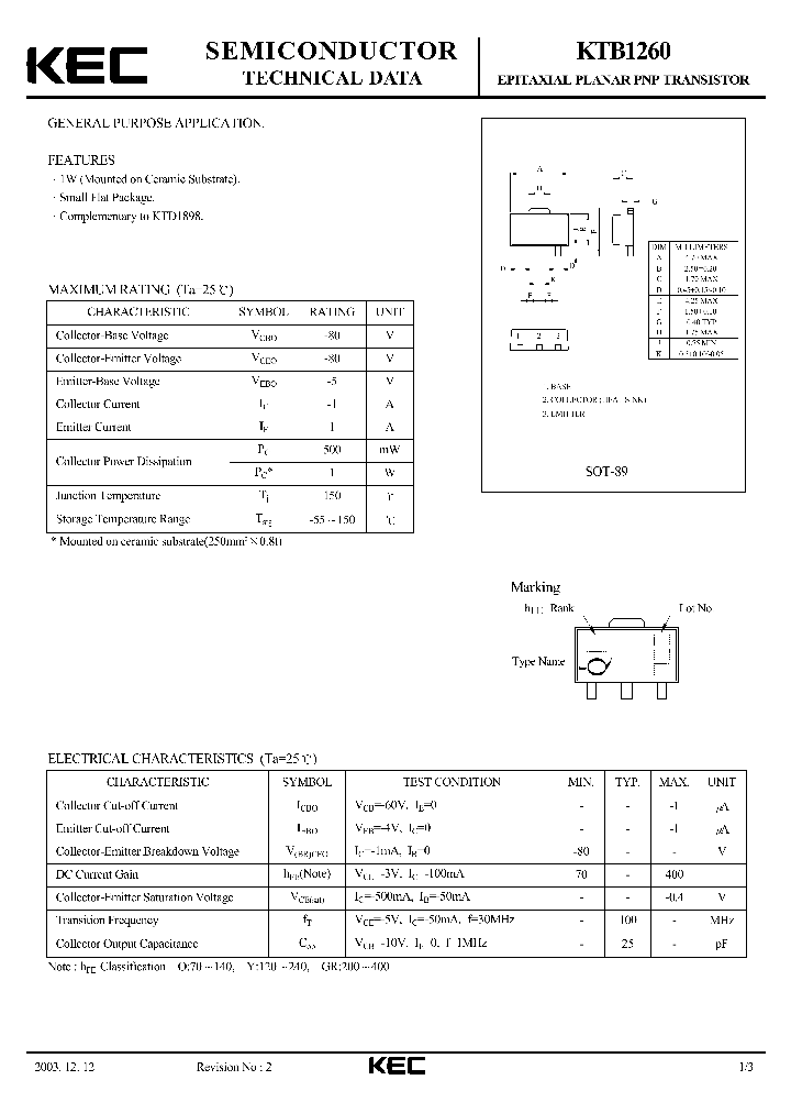 KTB1260-15_8205099.PDF Datasheet