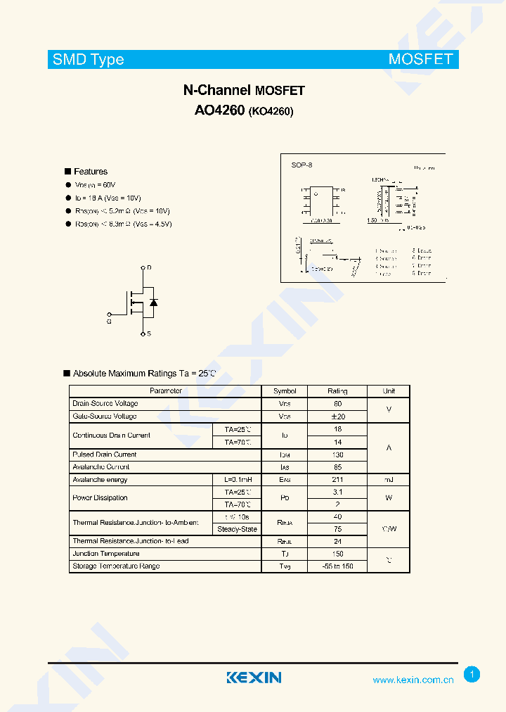 AO4260_8222881.PDF Datasheet