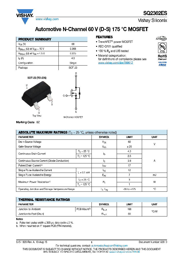 SQ2362ES-15_8245457.PDF Datasheet