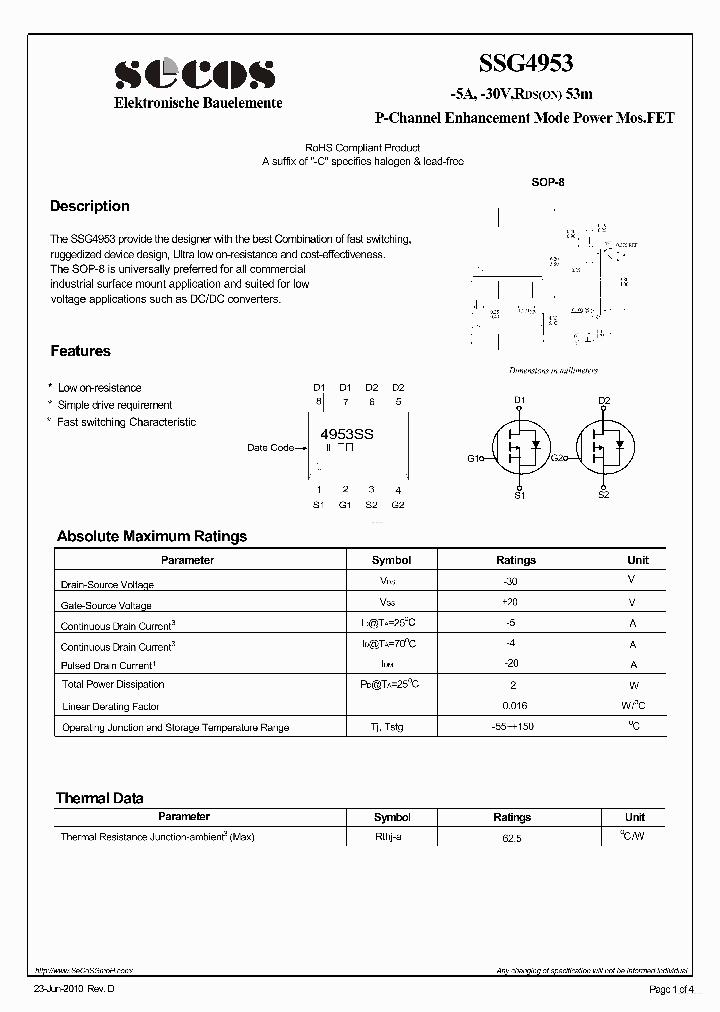 SSG4953_7846008.PDF Datasheet