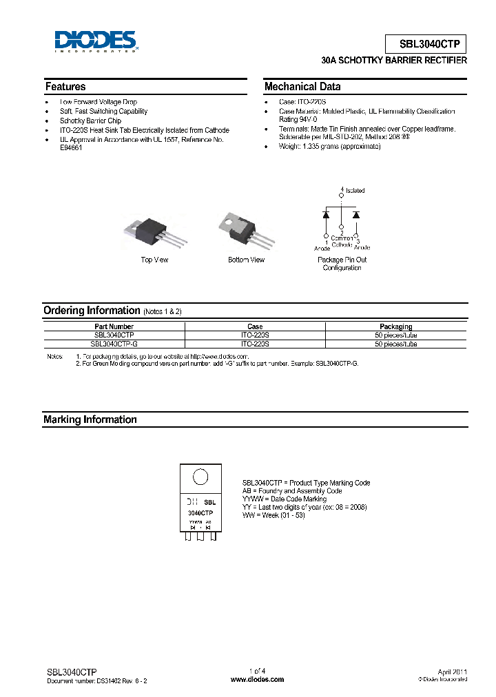 SBL3040CTP-G_8257362.PDF Datasheet