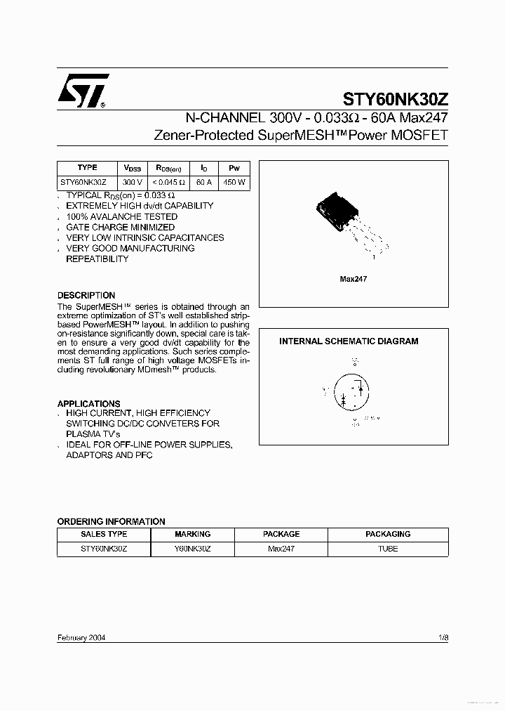 Y60NK30Z_7873017.PDF Datasheet