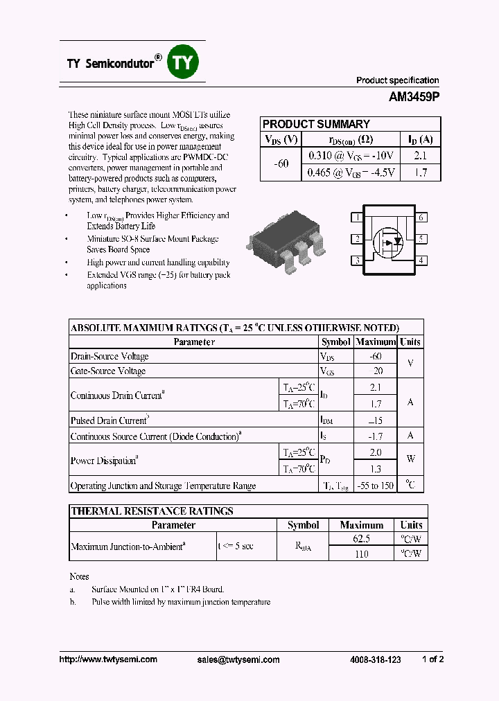 AM3459P_8305759.PDF Datasheet