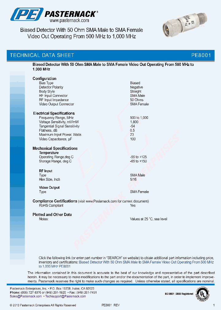 PE8001_8330023.PDF Datasheet