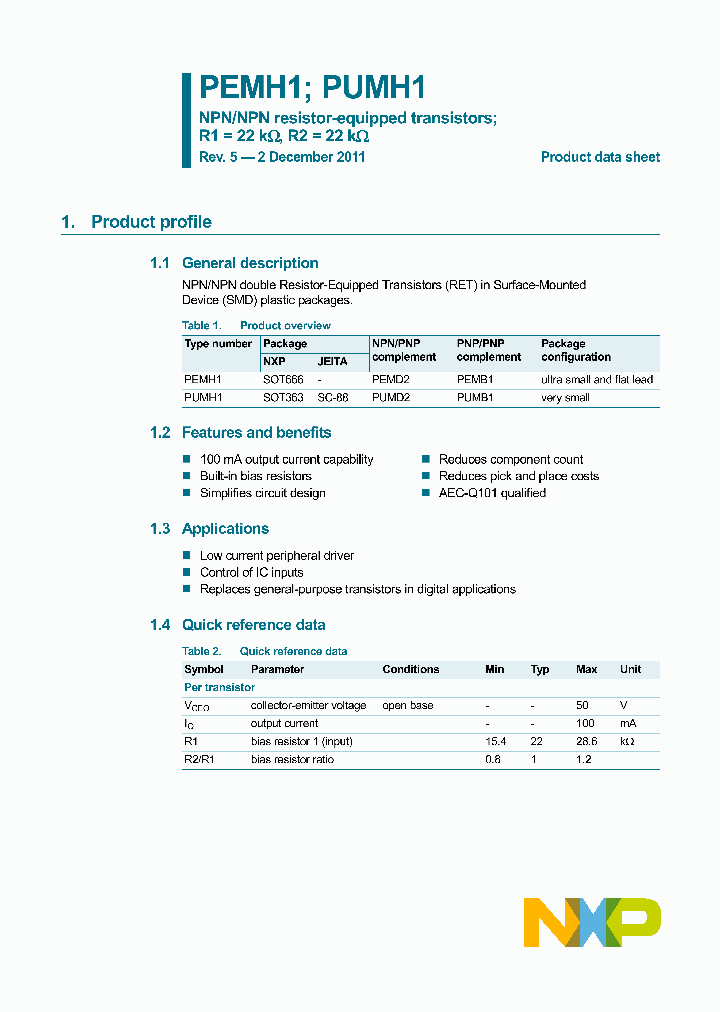 PEMH1-PUMH1-15_8333401.PDF Datasheet