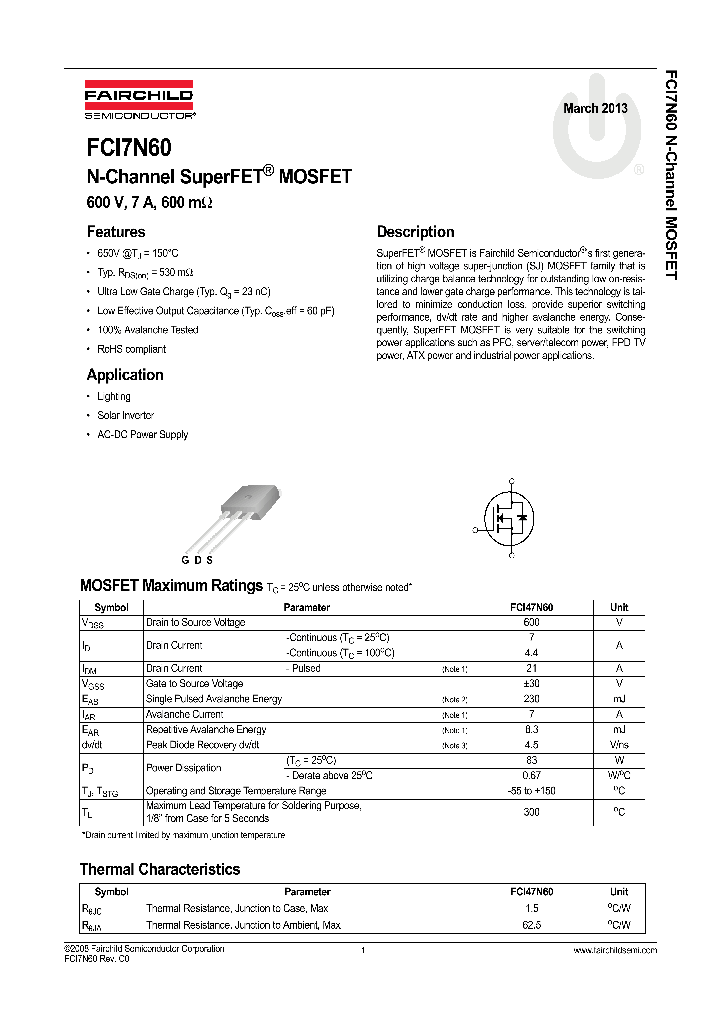 FCI7N60_8348053.PDF Datasheet