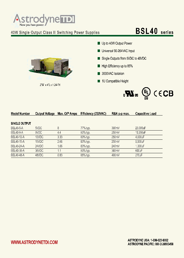 BSL40_8358850.PDF Datasheet