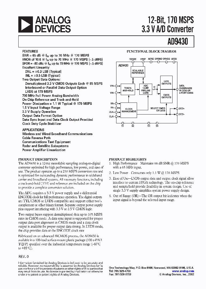 AD9430_8391131.PDF Datasheet