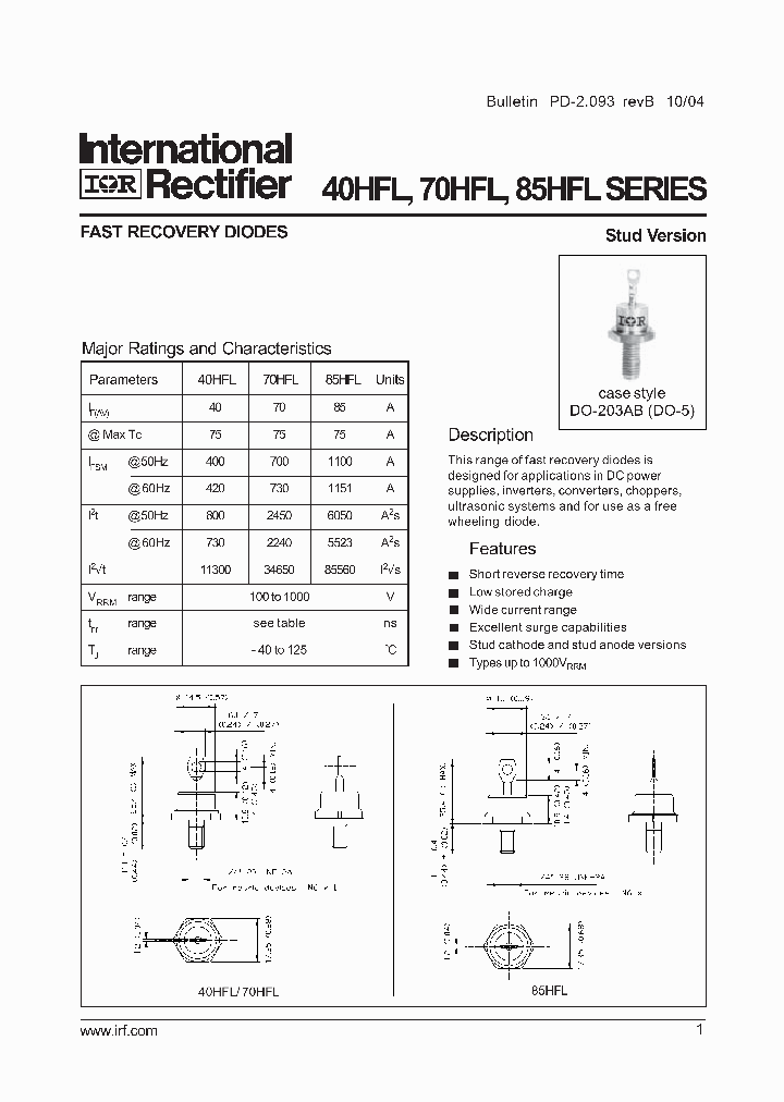 85HFL20S10_8392080.PDF Datasheet