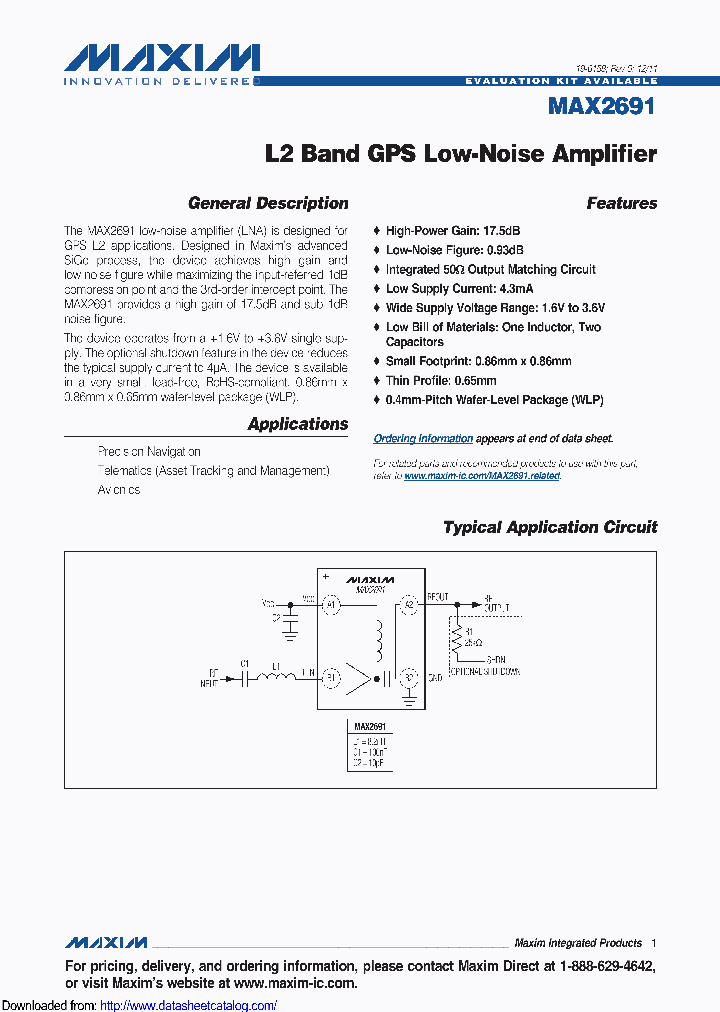 MAX2691_8439376.PDF Datasheet