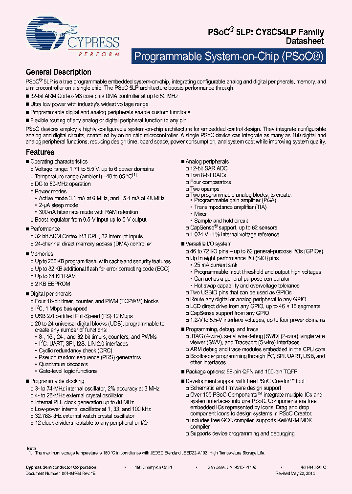 CY8C5467LTI-LP003_8459949.PDF Datasheet