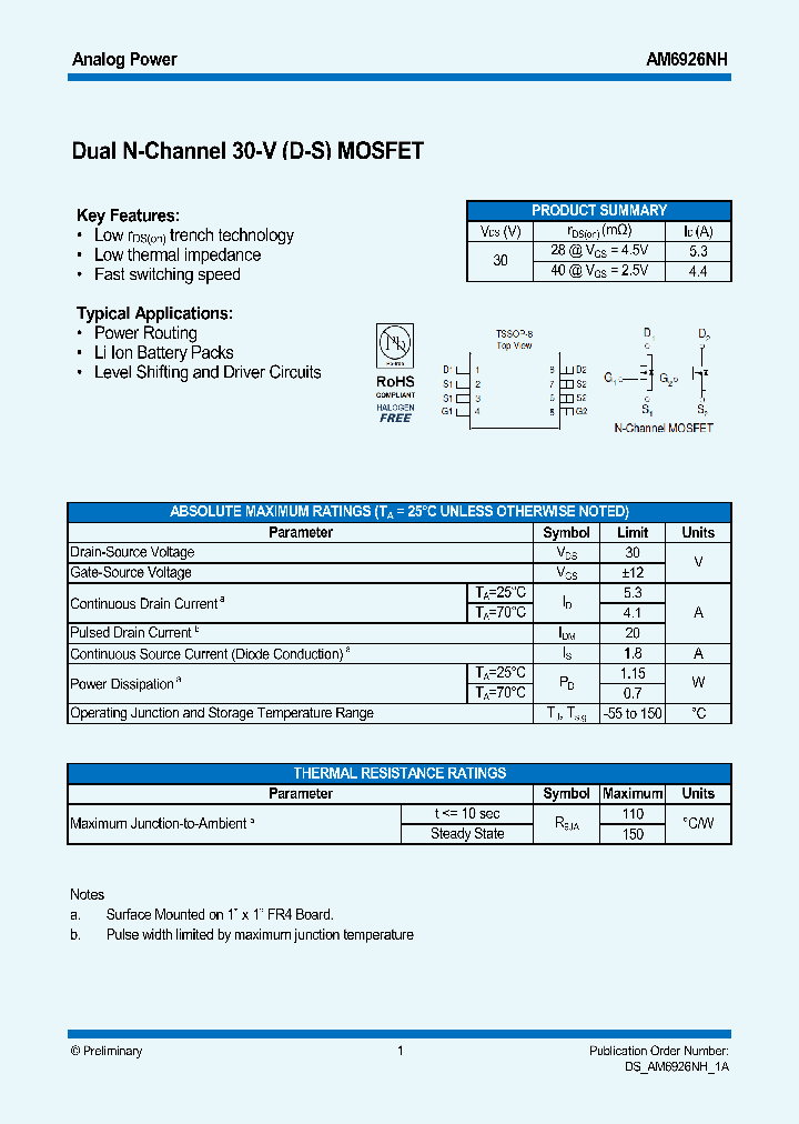 AM6926NH_8541620.PDF Datasheet