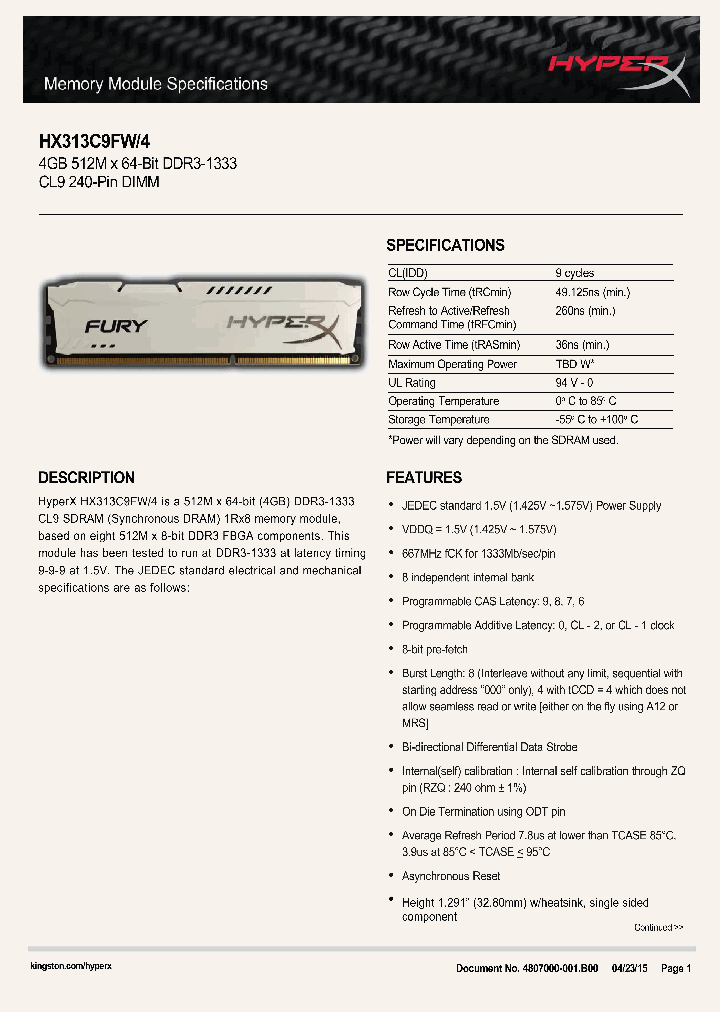 HX313C9FW-4_8644361.PDF Datasheet