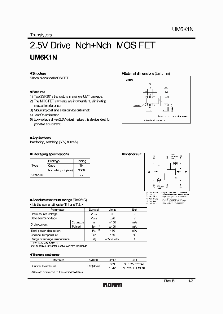 UM6K1NTN_8663981.PDF Datasheet