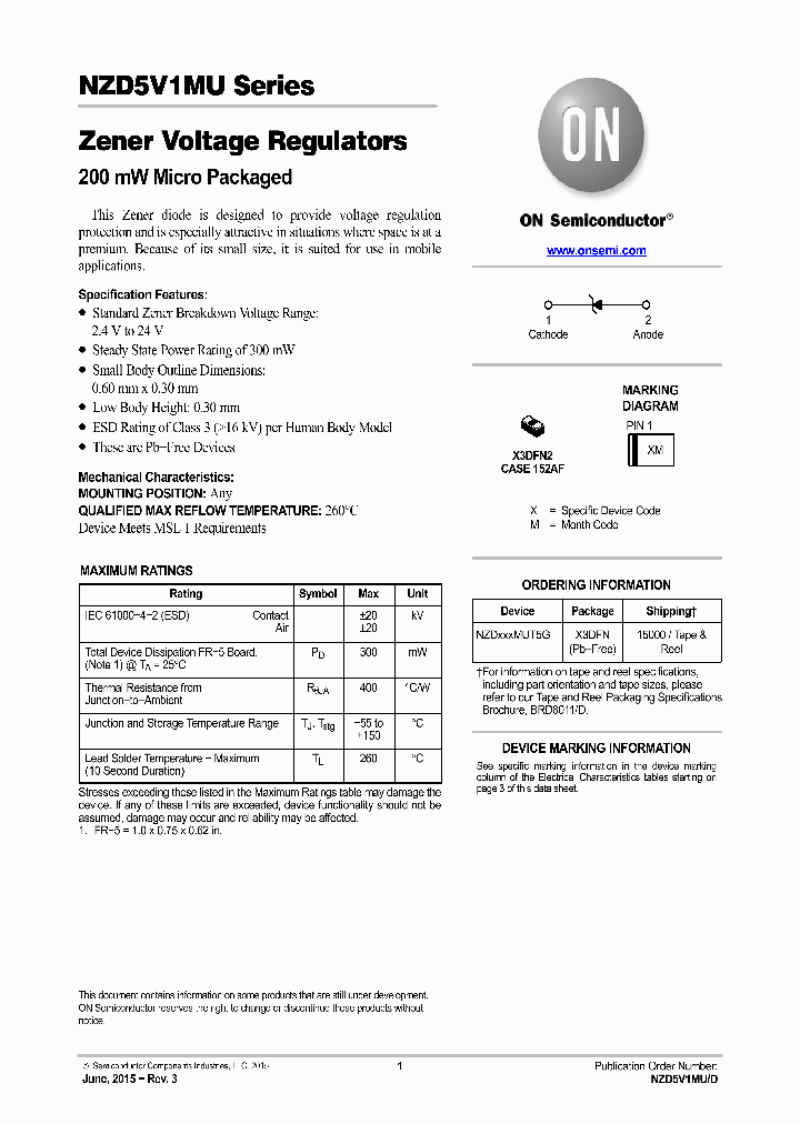 NZD18VMUT5G_8699690.PDF Datasheet