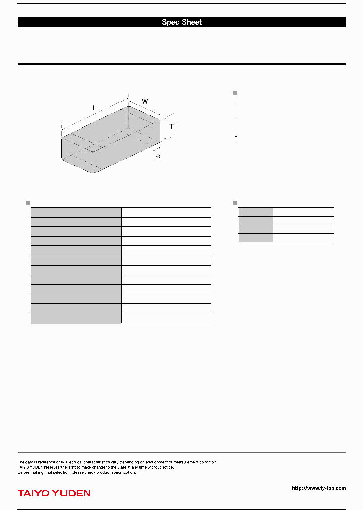 TMK105BJ103MVHF_8804789.PDF Datasheet