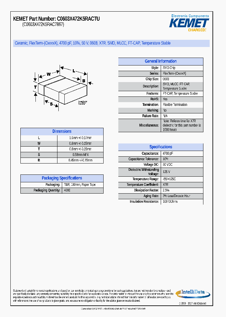 C0603X472K5RACTU_8809513.PDF Datasheet