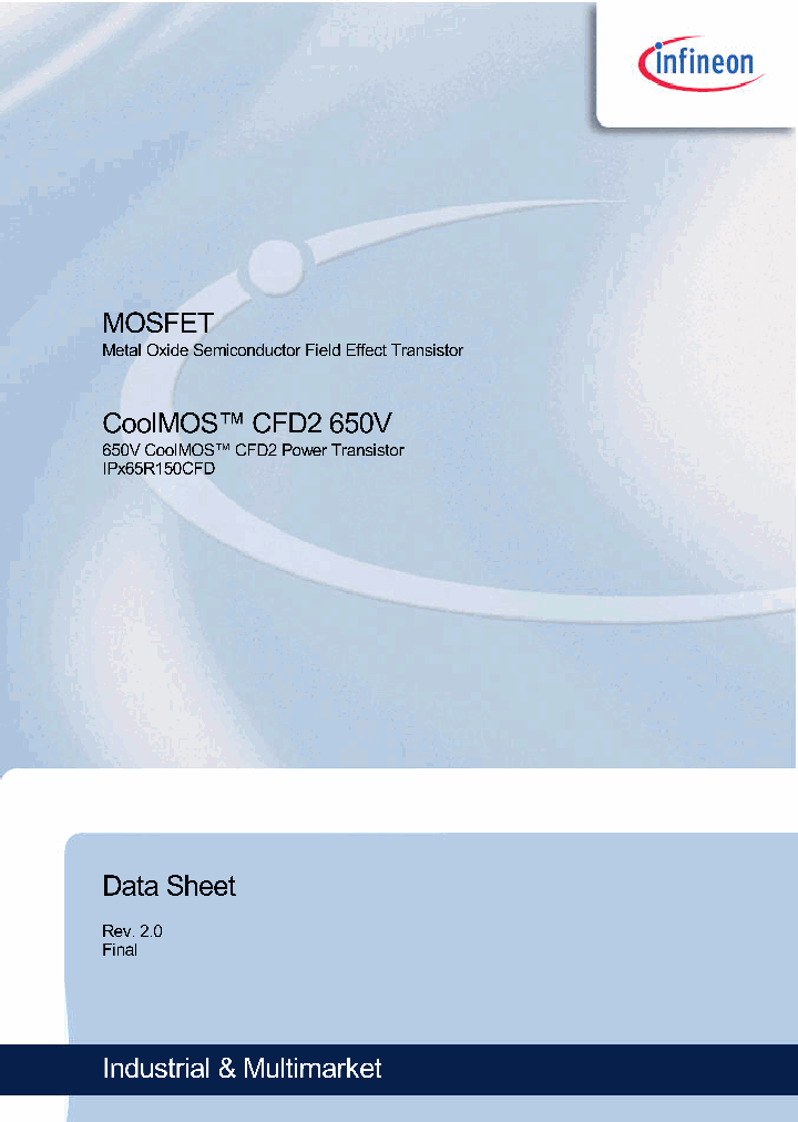 IPP65R150CFD_8827210.PDF Datasheet