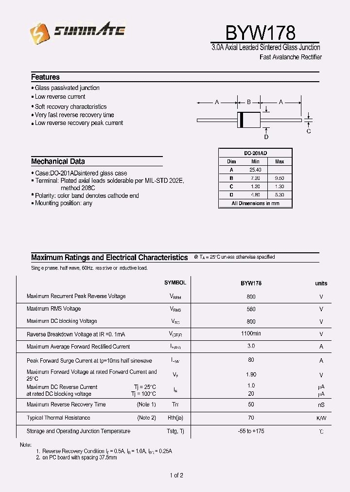 BYW178_8844399.PDF Datasheet