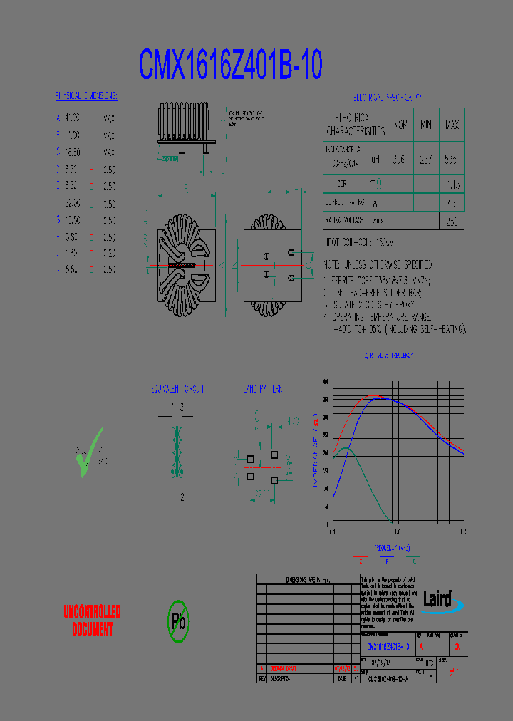 CMX1616Z401B-10_8850917.PDF Datasheet