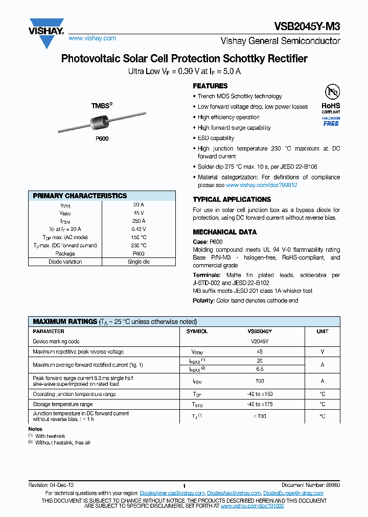 VSB2045Y-M3_8856853.PDF Datasheet