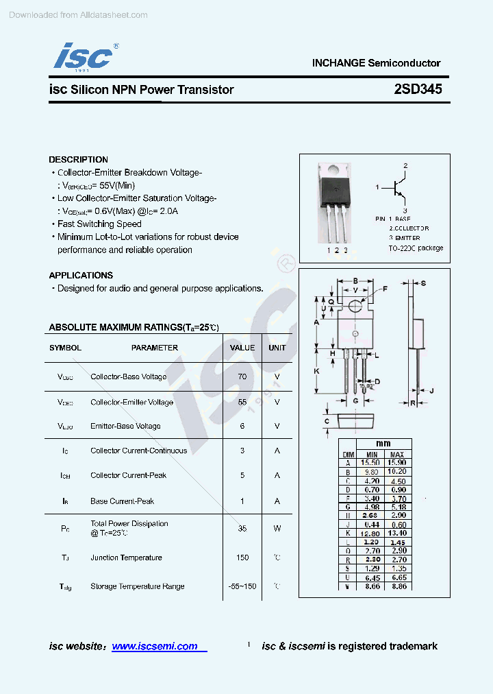 2SD345_8875421.PDF Datasheet