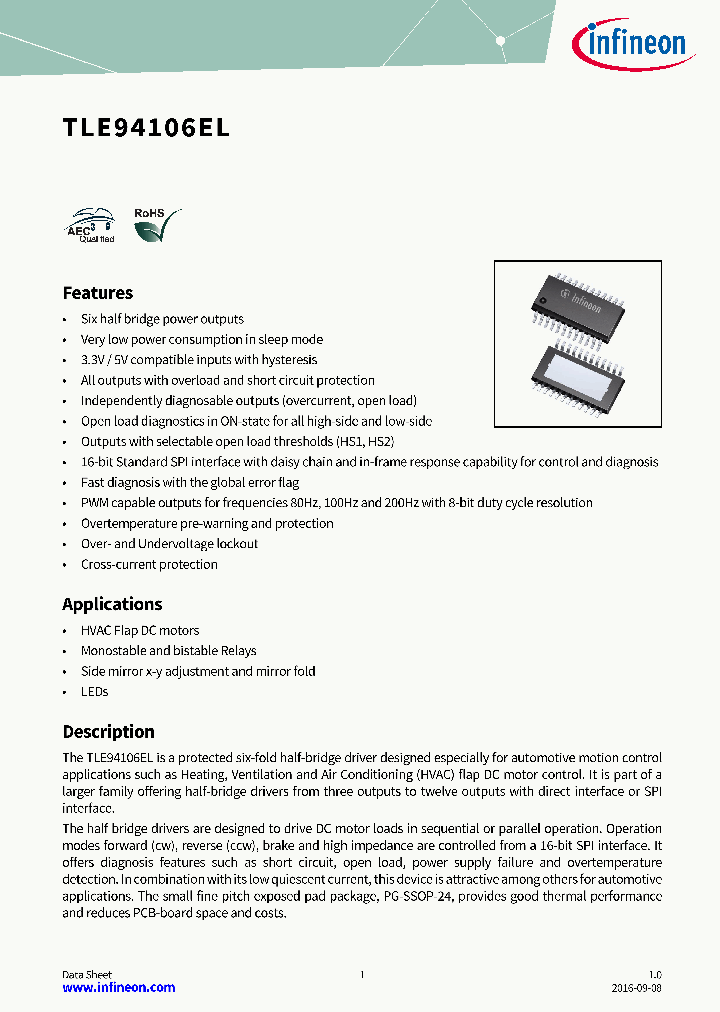 TLE94106EL_8885146.PDF Datasheet