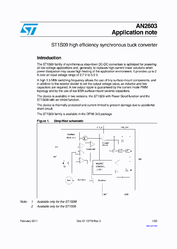 AN2603_8888165.PDF Datasheet