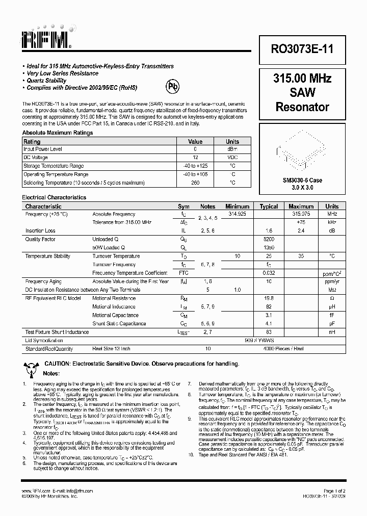 RO3073E-11_8909740.PDF Datasheet