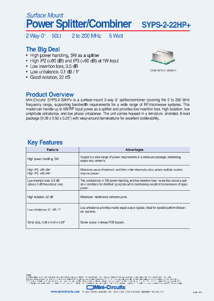 SYPS-2-22HP_8916784.PDF Datasheet