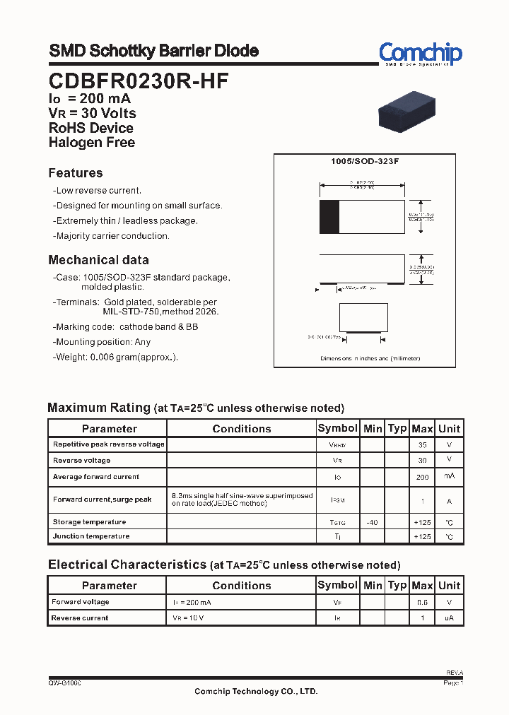 CDBFR0230R-HF_8925500.PDF Datasheet