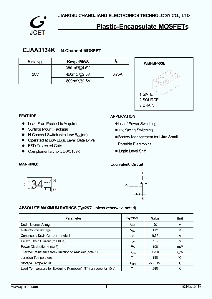 CJAA3134K_8956981.PDF Datasheet