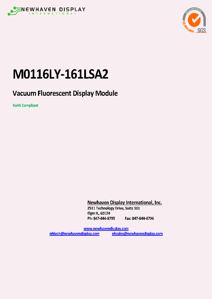 M0116LY-161LSA2_8965377.PDF Datasheet