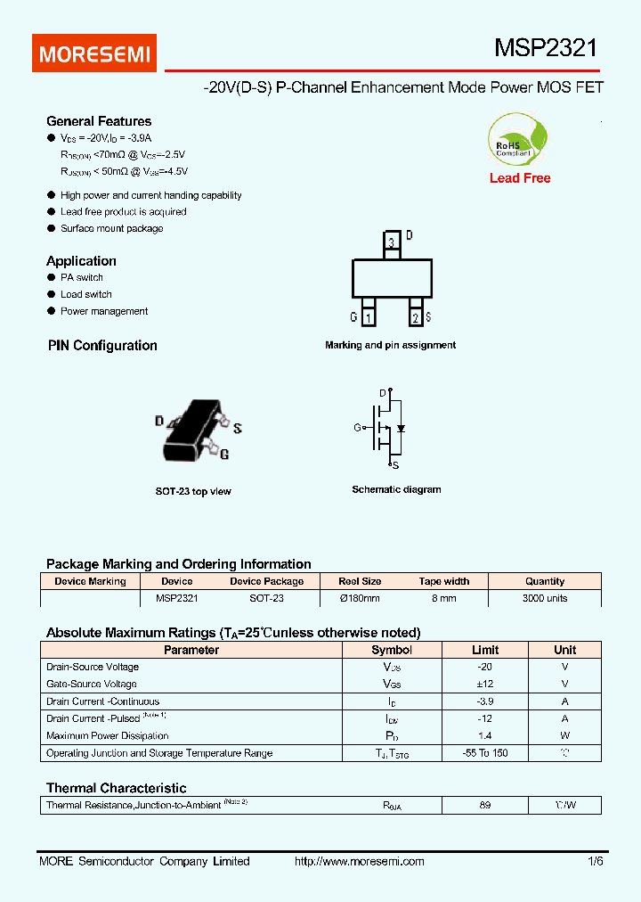 MSP2321_8976815.PDF Datasheet