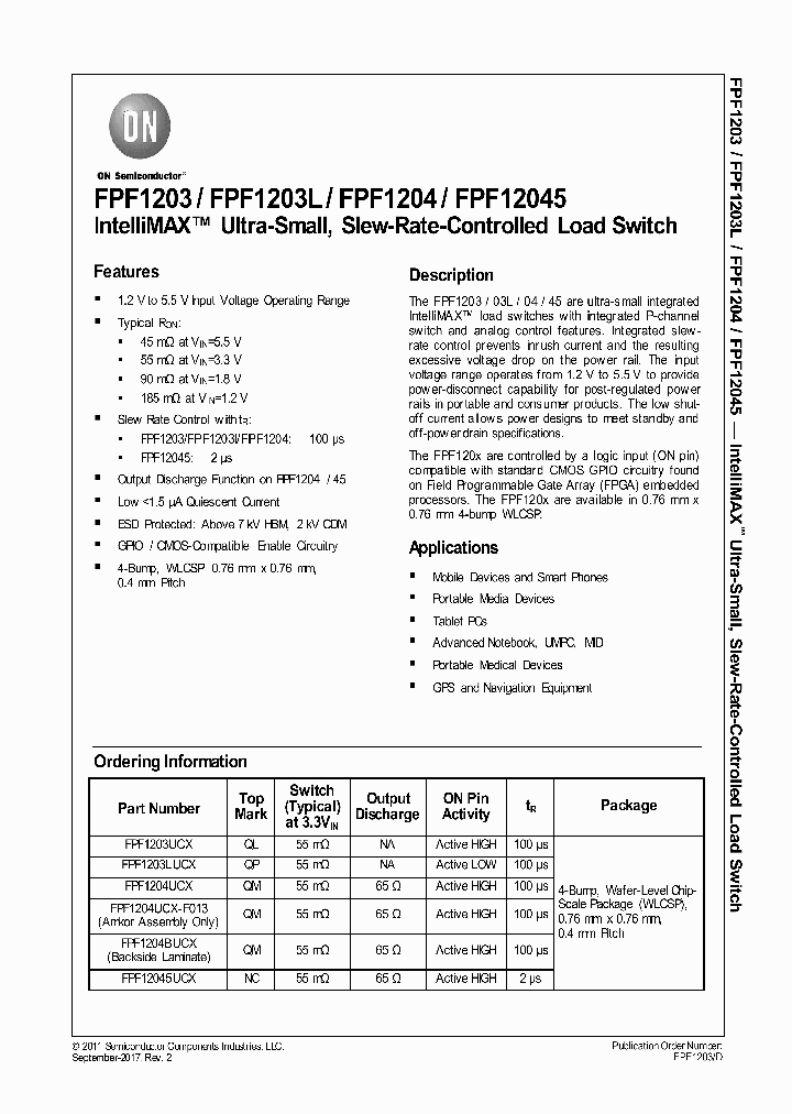 FPF1204UCX_9005668.PDF Datasheet