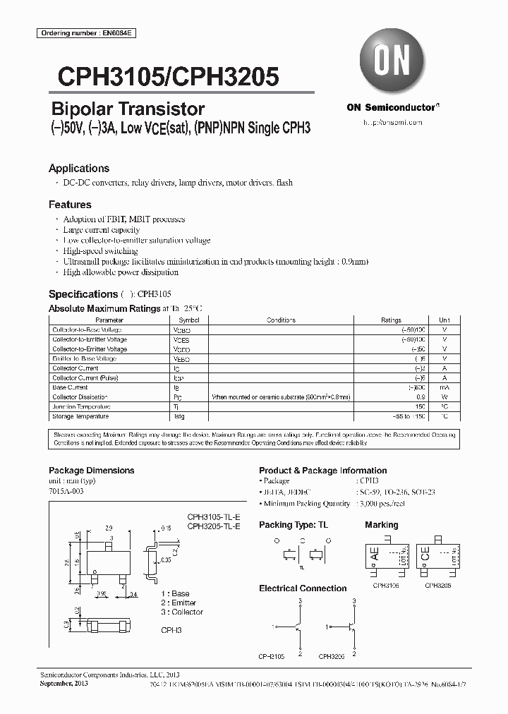 CPH3205-TL-E_9017996.PDF Datasheet