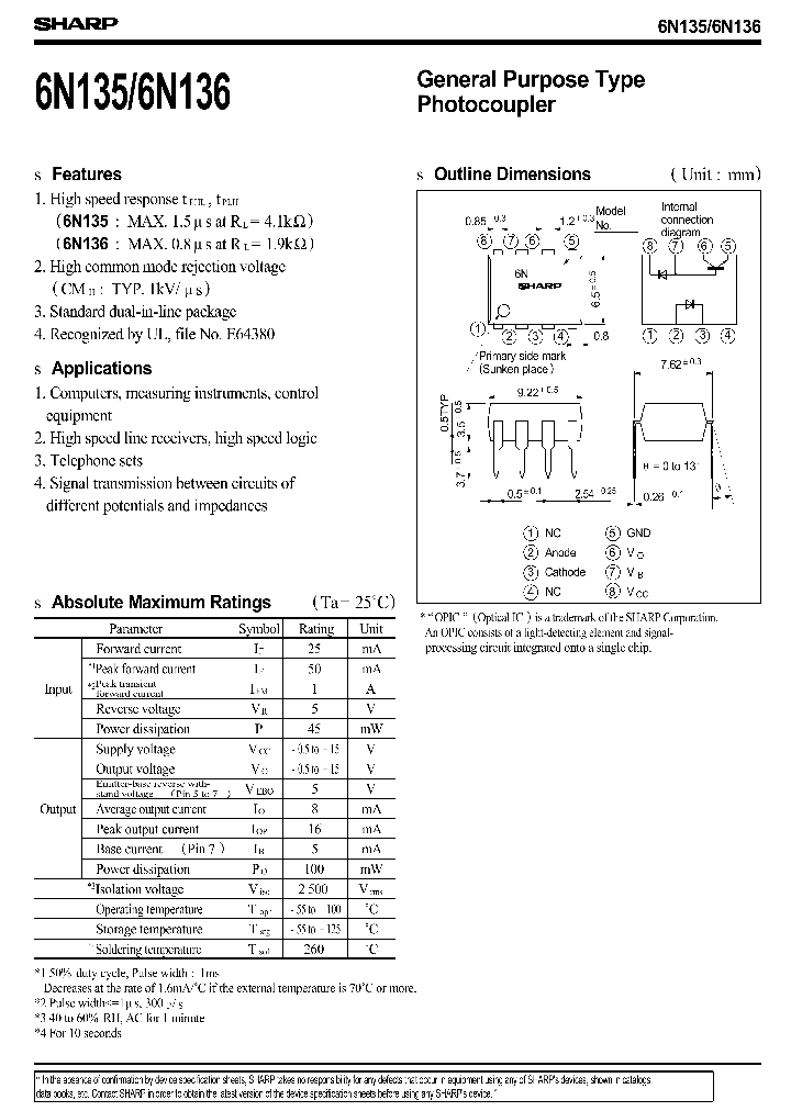 6n135 схема включения