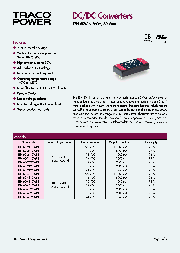 TEN60WIN-18_9050113.PDF Datasheet