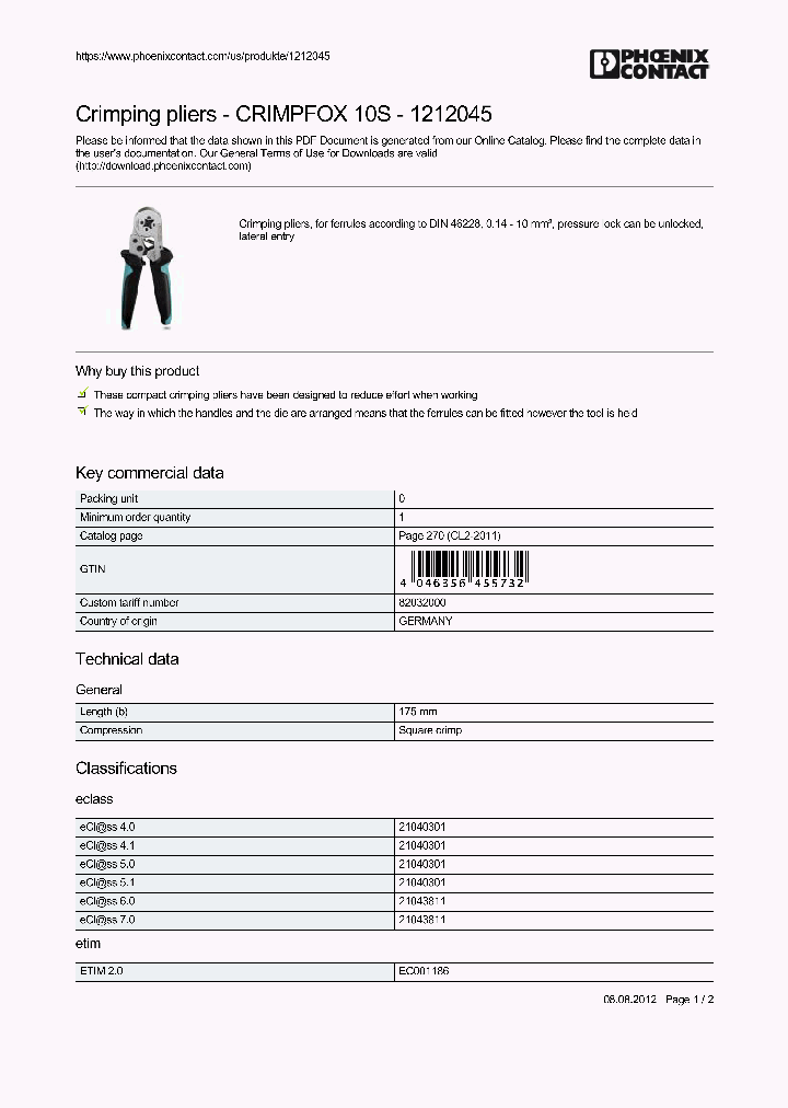 CRIMPFOX-10S_9052390.PDF Datasheet